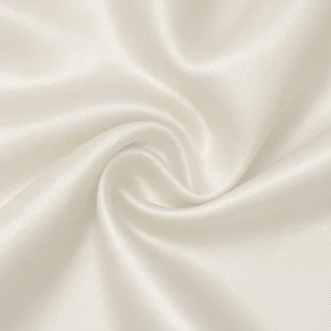 Tissu Satin Écru - (Tissu Satin)