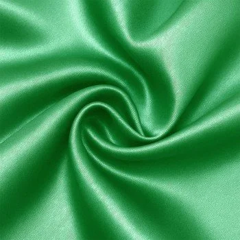 Tissu Satin Polyester Herbe Verte Tissu Satin Polyester Herbe Verte
