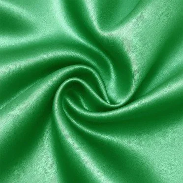 Polyester Satin Fabric Grass Green - (Satin Fabric)