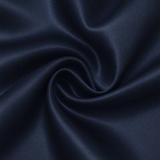 Polyester Satin Fabric Navy