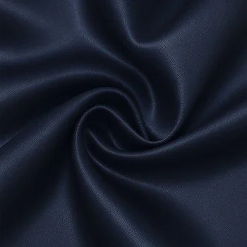 Tissu Satin Polyester Marine  Tissu Satin Polyester Marine