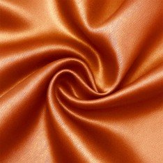 Polyester Satin Fabric Orange