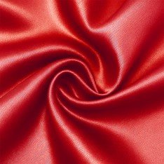 Polyester Satin Fabric Red