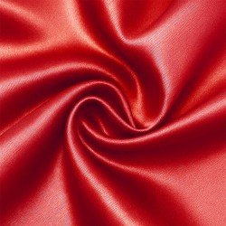 Polyester Satin Fabric Red