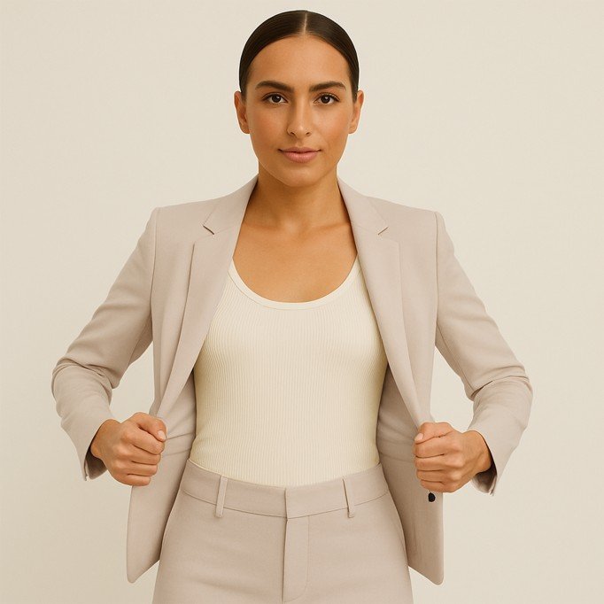 Punta Di Milano Jersey Light Beige - (Jersey Fabrics)