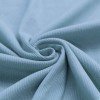 Tissu Maille Tricot Côtelé Jeans Clair