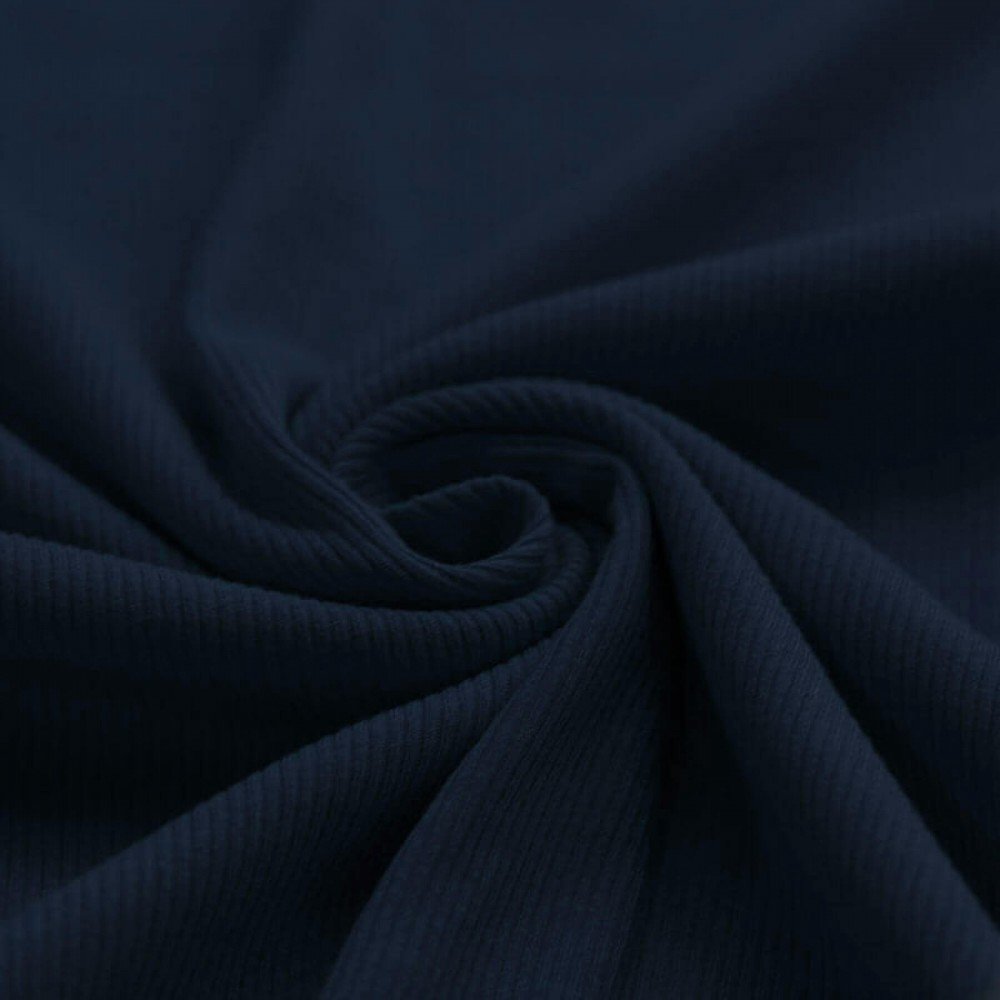 Rib Jersey Strikstof Navy
