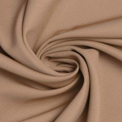 Tessuto Gabardine Stretch (Tocco Di Bambù) Cammello