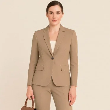 Tessuto Gabardine Stretch (Tocco Di Bambù) Cammello - (Tessuto Gabardine )