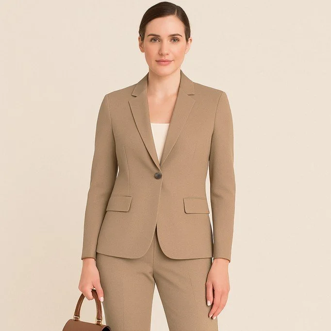 Tessuto Gabardine Stretch (Tocco Di Bambù) Cammello - (Tessuto Gabardine )