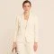 Stretch Gabardine Stof (Bamboe Touch) Ecru - (Gabardine Stoffen)