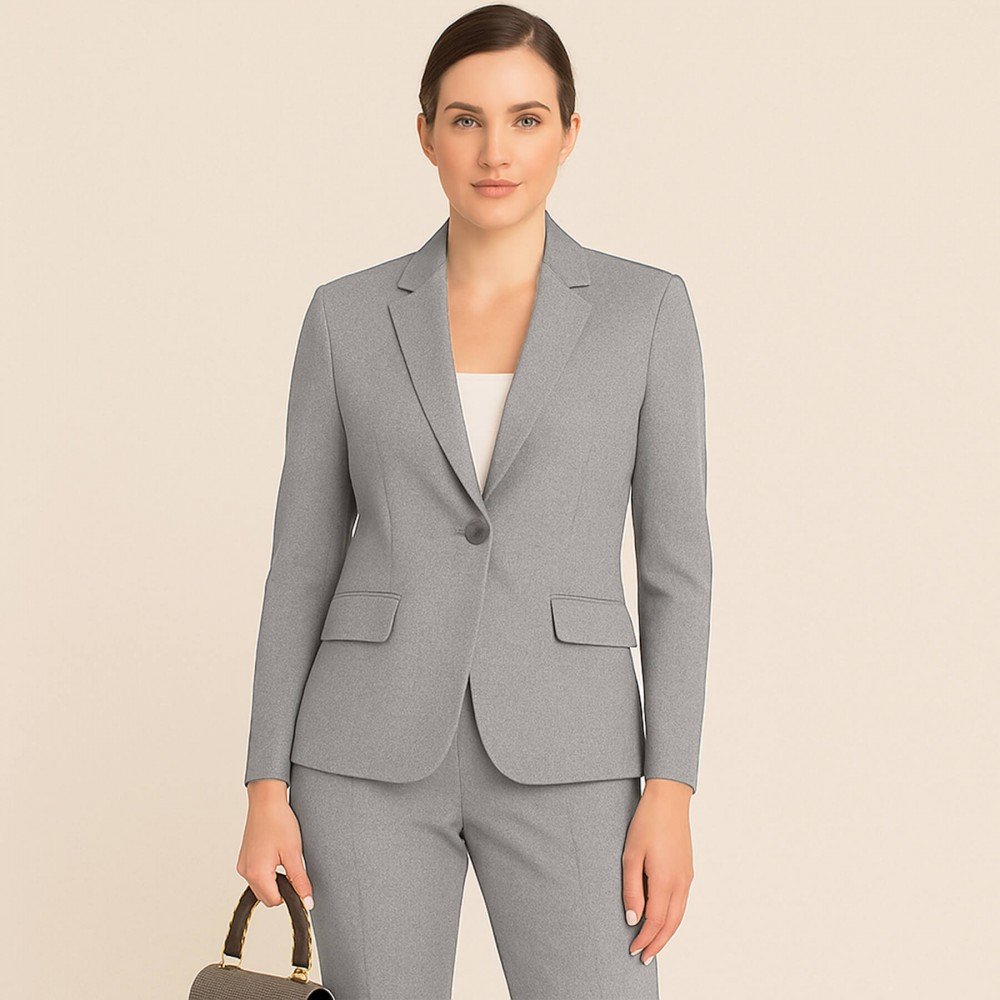 Tissu Gabardine Stretch Toucher Bambou Gris Clair Mêlée Tissu Gabardine Stretch (Toucher Bambou) Gris Clair Mêlée - (Tissu Gabardine)