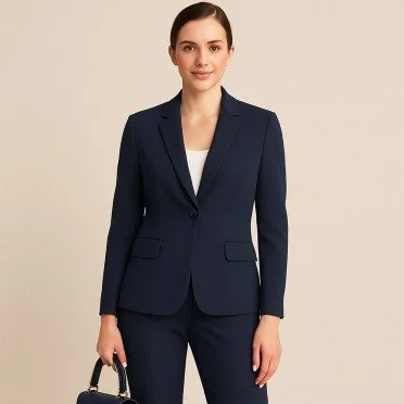 Stretch Gabardine Fabric (Bamboo Touch) Navy Stretch Gabardine Fabric (Bamboo Touch) Navy - (Gabardine Fabric )