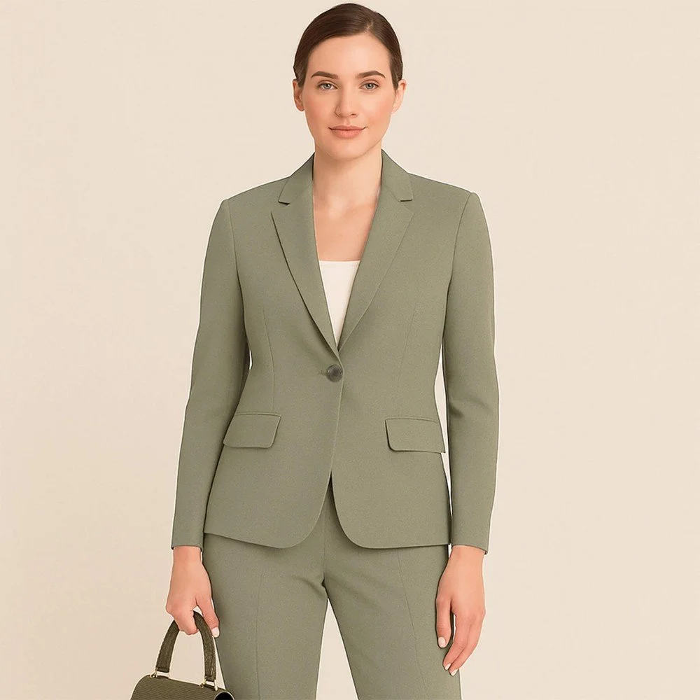 Stretch Gabardine Stoff (Bambus Feeling) Olive Stretch Gabardine Stoff (Bambus Feeling) Olive - (Gabardine Stoffe )