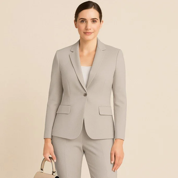 Stretch Gabardine Fabric (Bamboo Touch) Dark Beige - (Gabardine Fabric )