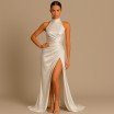Tissu Satin De Soie Stretch Écru - (Tissus De Mode)