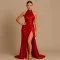 Silk Stretch Satin Fabric Red - (Fashion Fabrics)