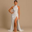 Tessuto Raso Di Seta Stretch Bianco - (Tessuti Moda)