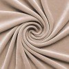Stretch Velvet Fabric Dark Beige