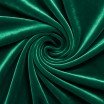 Velours Stretch Stof Donker Groen - (Mode Stoffen)