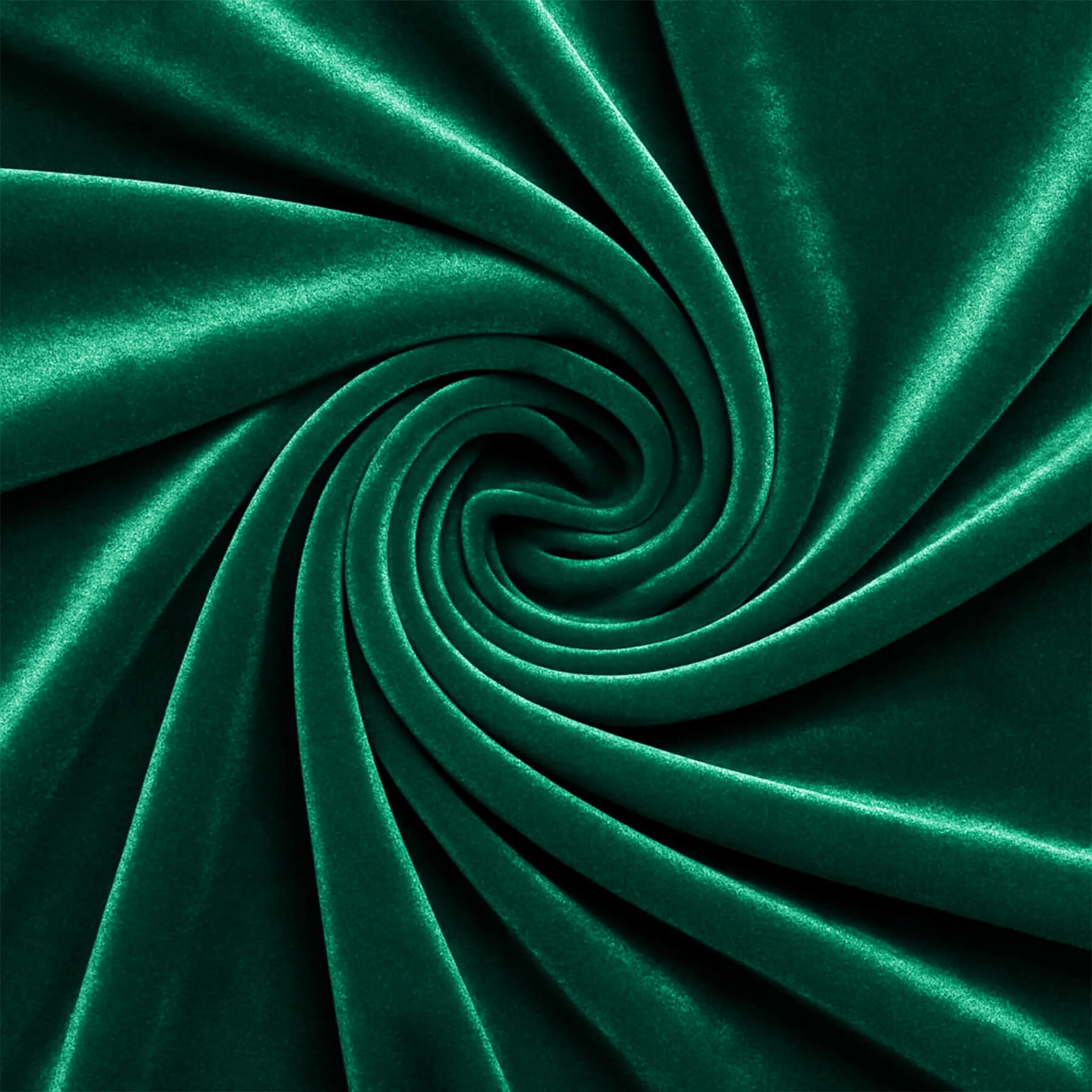 Velours Stretch Stof Donker Groen