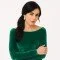 Velours Stretch Stof Donker Groen - (Mode Stoffen)