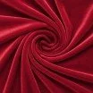 Stretch Velvet Fabric Dark Red Modne Tkaniny