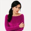 Stretchsamt Stoff Fuchsia - (Modestoffe)