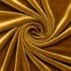 Velours Stretch Stof Goud Brons - (Modestoffen)