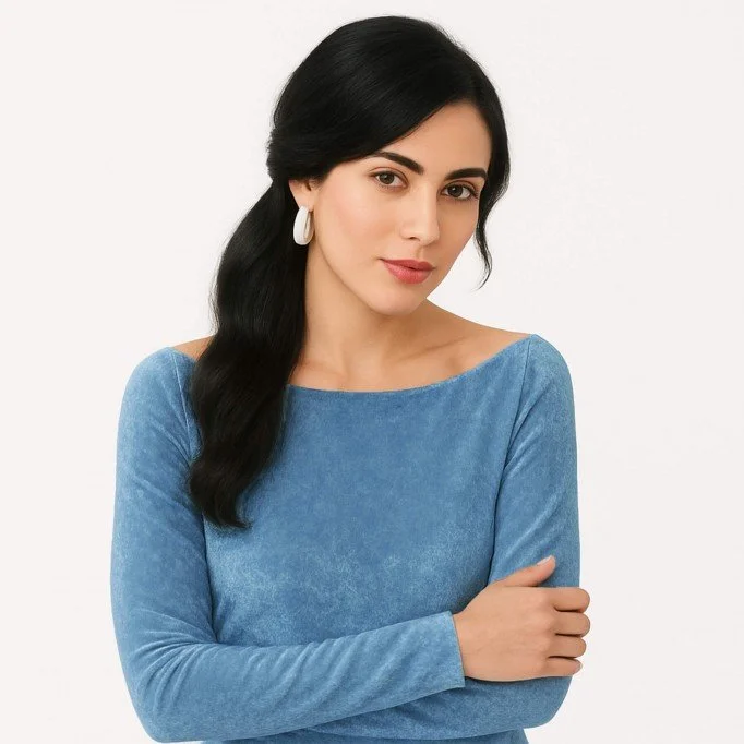 Tessuto Velluto Stretch Jeans - (Tessuti Moda)