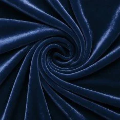 Fløjl Stretch Stof Navy Fløjl Stretch Stof Navy