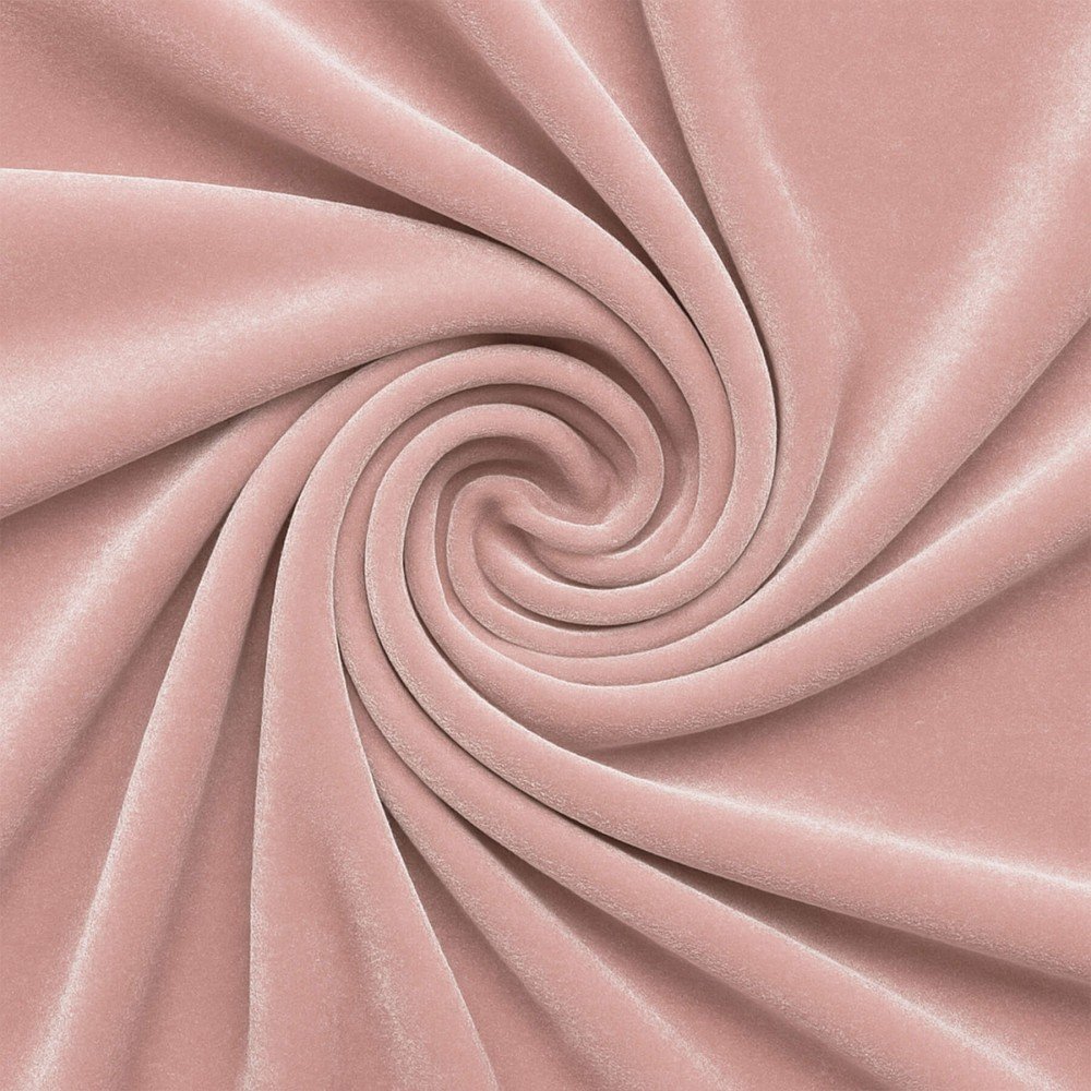 Tissu Velours Élastique Nude Rose Tissu Velours Élastique Nude Rose