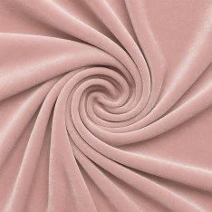 Velours Stretch Stof Nude Roze