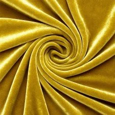 Fløjl Stretch Stof Okker Fløjl Stretch Stof Okker