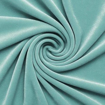 Tessuto Velluto Stretch Verde Antico