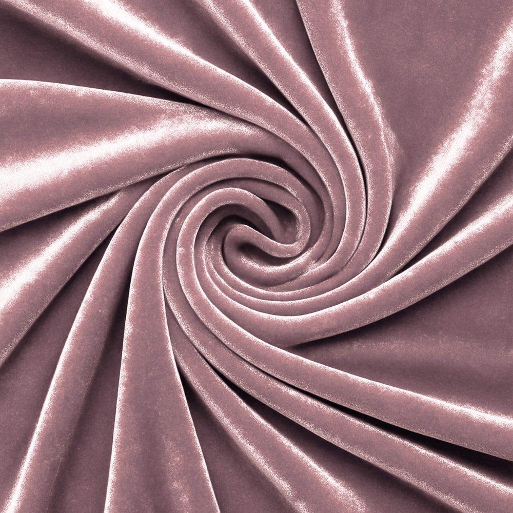Tissu Velours Élastique Vieux Rose Tissu Velours Élastique Vieux Rose