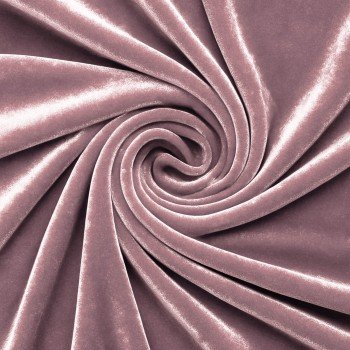 Fløjl Stretch Stof Gammel Pink
