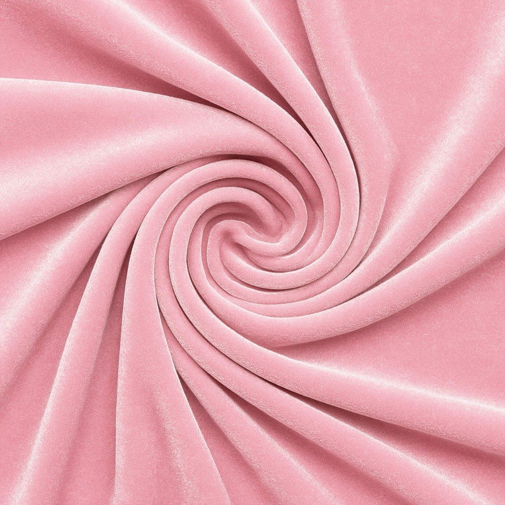 Tissu Velours Élastique Rose Tissu Velours Élastique Rose