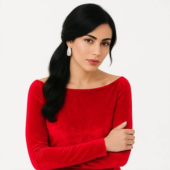 Stretch Velvet Fabric Red - (Fashion Fabrics)