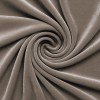 Stretch Velvet Fabric Taupe