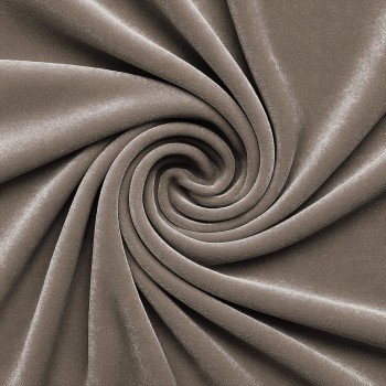 Fløjl Stretch Stof Taupe
