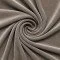 Velours Stretch Stof Taupe - (Mode Stoffen)