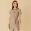 Tencel Twill Fabric Dark Beige - (Fashion Fabrics)