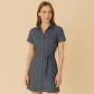 Tencel Twill Stof Mørkegrå - (Fashion Stoffer)