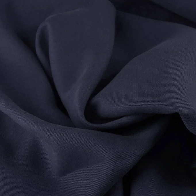Tencel Twill Stoff Marine - (Modestoffe)