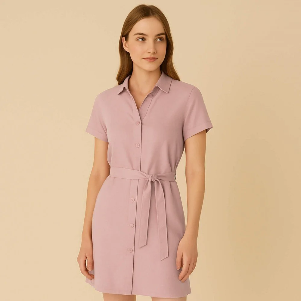 Tencel Twill Stof Nude Pink Tencel Twill Stof Nude Pink - (Tencel Twill Stof)