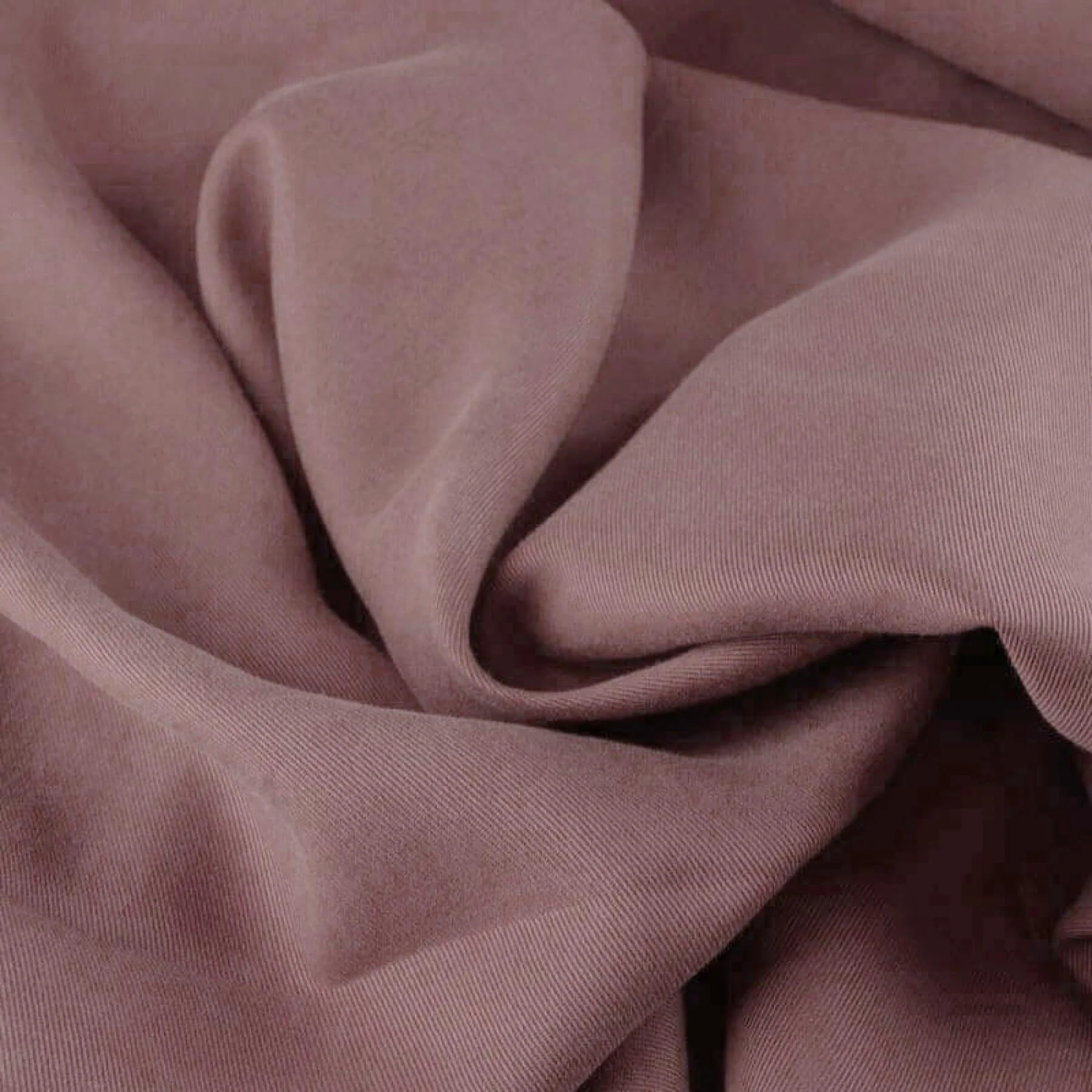 Tencel Twill Stof Oud Mauve