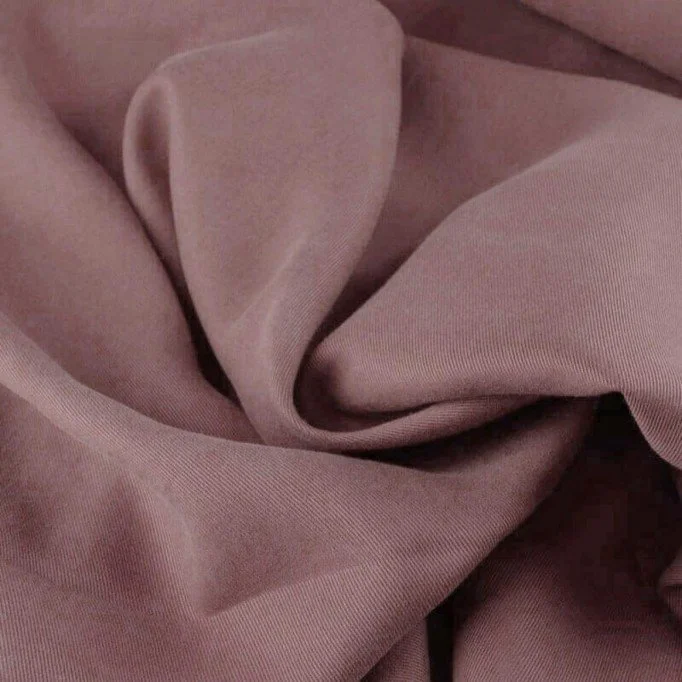 Tissu Tencel De Sergé Vieux Mauve Tissu Tencel De Sergé Vieux Mauve - (Tissus De Mode)