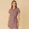 Tissu Tencel De Sergé Vieux Mauve Tissu Tencel De Sergé Vieux Mauve - (Tissus De Mode)