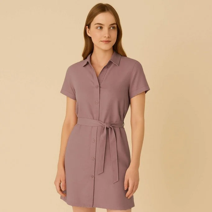 Tissu Tencel De Sergé Vieux Mauve Tissu Tencel De Sergé Vieux Mauve - (Tissus De Mode)